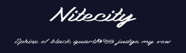 Nitecity by Katario Studio — Script Handwritten Font — thumbnail 2