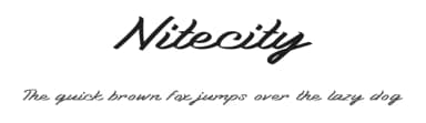 Nitecity by Katario Studio — Script Handwritten Font — thumbnail 1