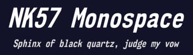 NK57 Monospace by Typodermic Fonts — Sans Serif Font — thumbnail 2