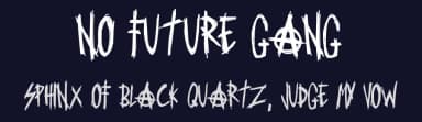 No Future Gang by Woodcutter — Script Handwritten Font — thumbnail 2