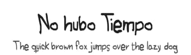 No hubo Tiempo by Juan Casco — Script Handwritten Font — thumbnail 1