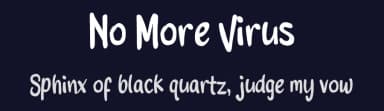 No More Virus by Yosan Studio — Script Handwritten Font — thumbnail 2