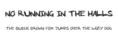 No Running In The Halls by Blond Foundry — Script Handwritten Font — thumbnail 1