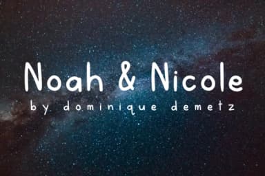 Noah & Nicole Font by Dominique Demetz — Script Handwritten Font — thumbnail 1
