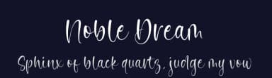 Noble Dream by Letterative Studio — Script Handwritten Font — thumbnail 2