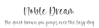 Noble Dream by Letterative Studio — Script Handwritten Font — thumbnail 1