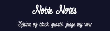 Noble Notes by The Branded Quotes — Script Handwritten Font — thumbnail 2