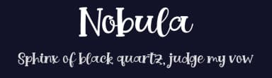 Nobula by Nico Muslib — Script Handwritten Font — thumbnail 2