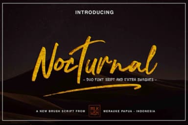 Nocturnal Script Font by MLKWSN studio — Script Handwritten Font — thumbnail 1