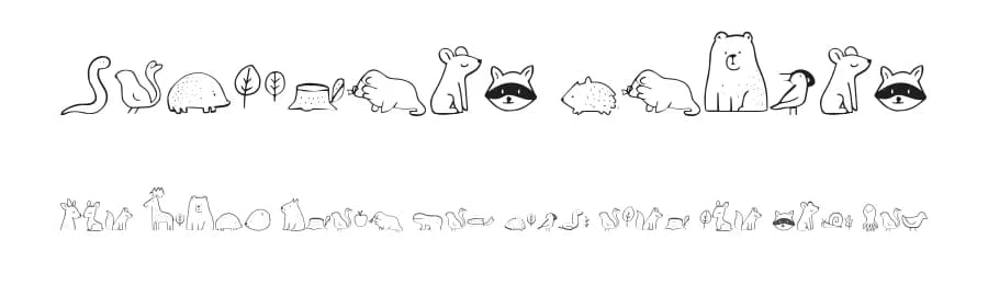 Nocturnal Animal by BlackFridayFont FMF — Dingbats Font