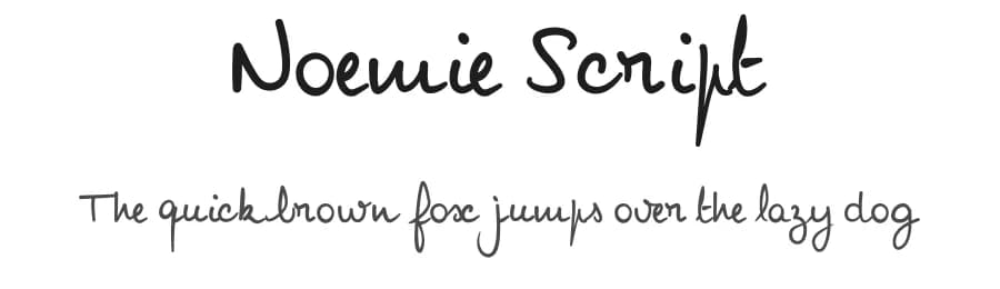 Noemie Script by SvNProd — Script Handwritten Font