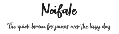 Noifale by Vunira Design — Script Handwritten Font — thumbnail 1