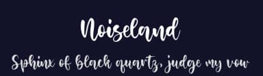 Noiseland by Balpirick Studio — Script Handwritten Font — thumbnail 2