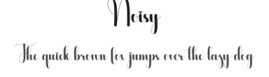 Noisy by Scratchones — Script Handwritten Font — thumbnail 1