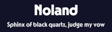 Noland by Ilham Herry — Sans Serif Font — thumbnail 2