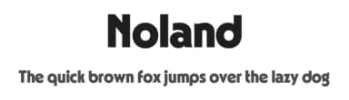 Noland by Ilham Herry — Sans Serif Font — thumbnail 1