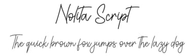 Nolita Script by Alif Ryan Zulfikar — Script Handwritten Font — thumbnail 1