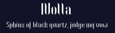 Nolla by Benoît Sjöholm — Sans Serif Font — thumbnail 2