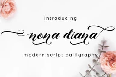 Nona Diana Font by attypestudio — Script Handwritten Font — thumbnail 1