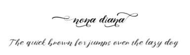 Nona Diana by Attype Studio — Script Handwritten Font — thumbnail 1