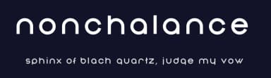 Nonchalance by Colorbean — Sans Serif Font — thumbnail 2