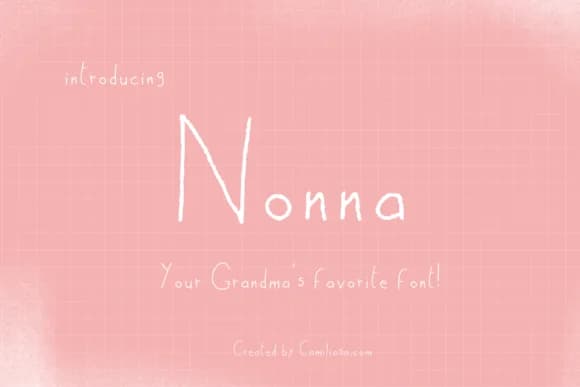 Nonna Font by Inkclouddesign — Script Handwritten Font