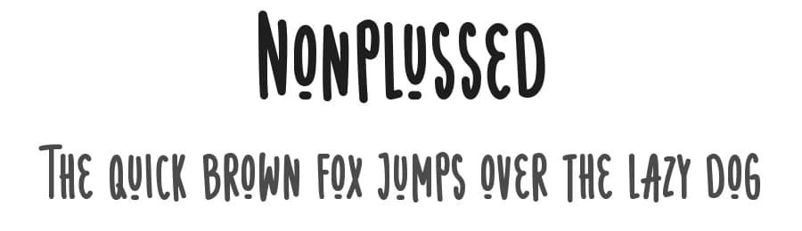 Nonplussed by Lettertype Studio — Script Handwritten Font — preview 1