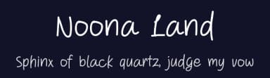 Noona Land by Lettersiro Studio — Script Handwritten Font — thumbnail 2