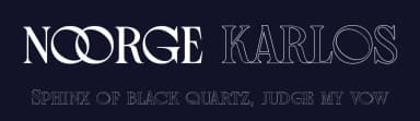 Noorge Karlos by Kulokale Studio — Serif Font — thumbnail 2