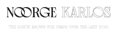 Noorge Karlos by Kulokale Studio — Serif Font — thumbnail 1