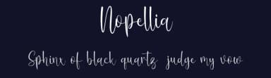 Nopellia by Forberas Club — Script Handwritten Font — thumbnail 2