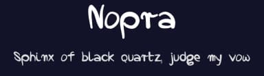 Nopra by hertoy — Script Handwritten Font — thumbnail 2