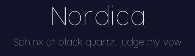 Nordica by KineticPlasma Fonts — Sans Serif Font — thumbnail 2