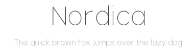 Nordica by KineticPlasma Fonts — Sans Serif Font — thumbnail 1