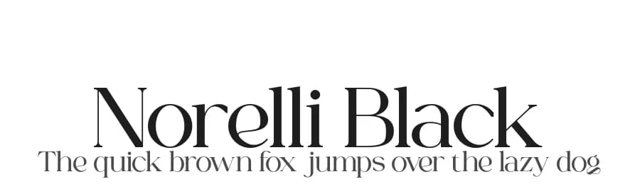 Norelli Black by VPcreativeshop — Serif Font