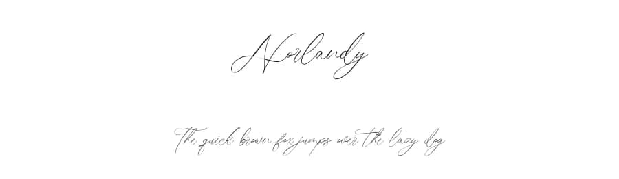 Norlandy by Maulana Creative — Script Handwritten Font
