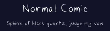 Normal Comic by Andrew Barrena — Script Handwritten Font — thumbnail 2