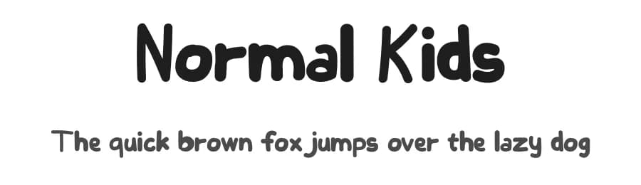 Normal Kids by Sambogo Creative — Script Handwritten Font — preview 1