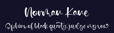 Norman Kane by Kong Font — Script Handwritten Font — thumbnail 2