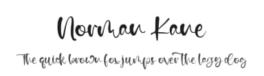 Norman Kane by Kong Font — Script Handwritten Font — thumbnail 1