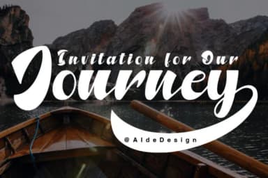 North Blue Font by aldedesign — Script Handwritten Font — thumbnail 6