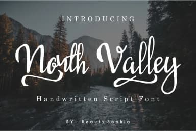 North Valley Font by beautysophia — Script Handwritten Font — thumbnail 1