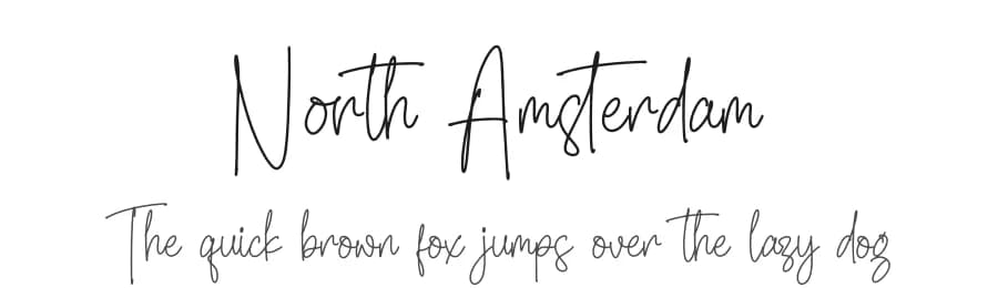 North Amsterdam by Letterena Studios — Script Handwritten Font