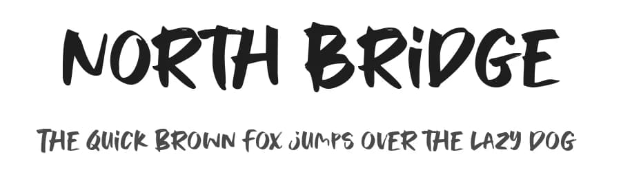 North Bridge by olivetype — Script Handwritten Font