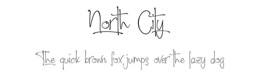 North City by Typeline Studio — Script Handwritten Font