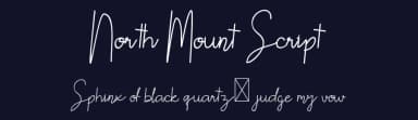 North Mount Script by Edric Studio — Script Handwritten Font — thumbnail 2