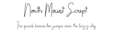 North Mount Script by Edric Studio — Script Handwritten Font — thumbnail 1