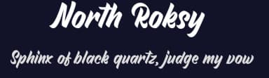 North Roksy by Munerf — Script Handwritten Font — thumbnail 2