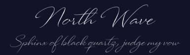 North Wave by Youssef Habchi — Script Handwritten Font — thumbnail 2