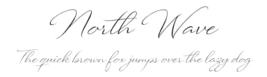 North Wave by Youssef Habchi — Script Handwritten Font — thumbnail 1